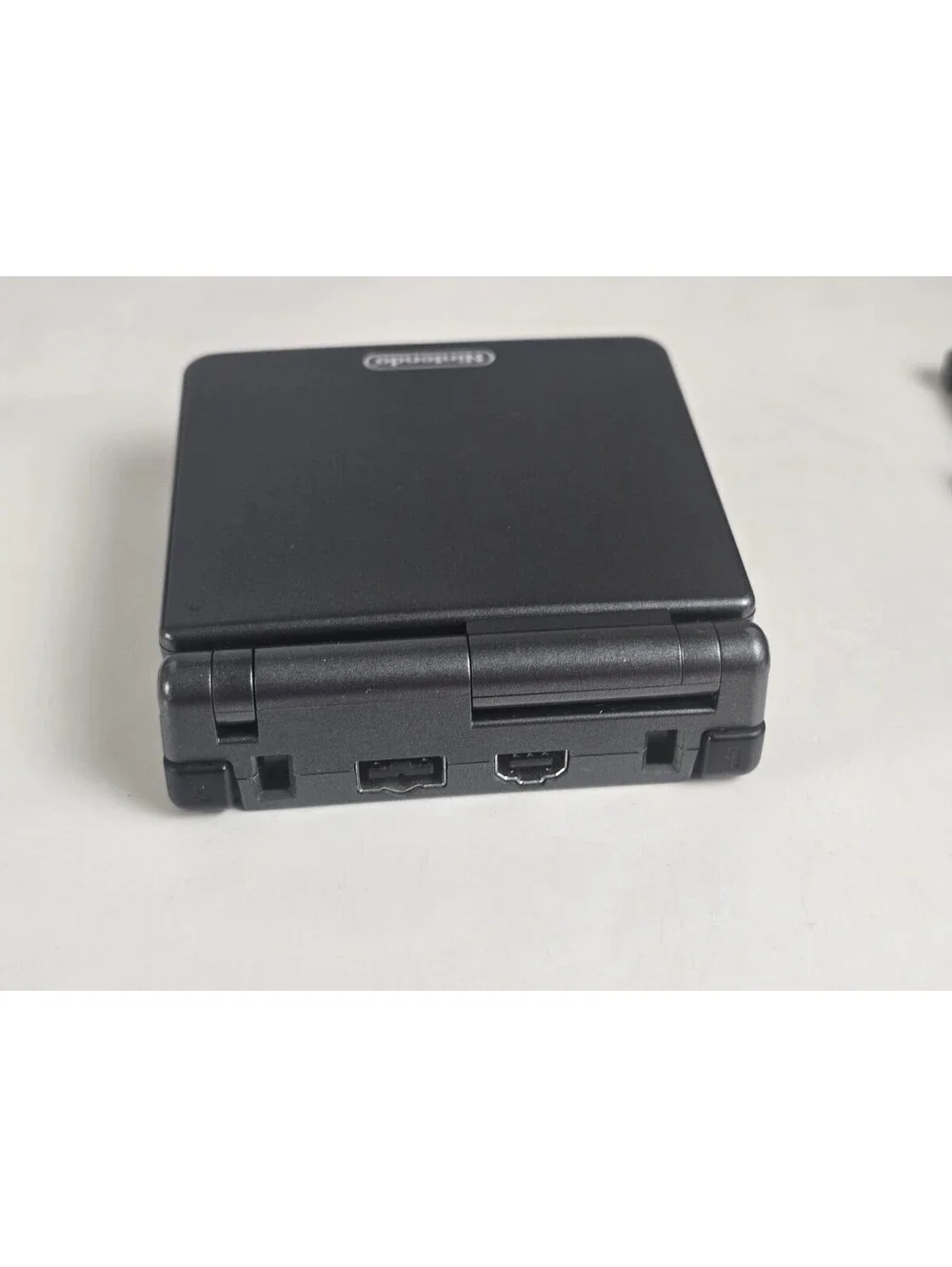 Nintendo Game Boy Advance SP AGS 001 Onyx Black GBA Console Bundle Tested